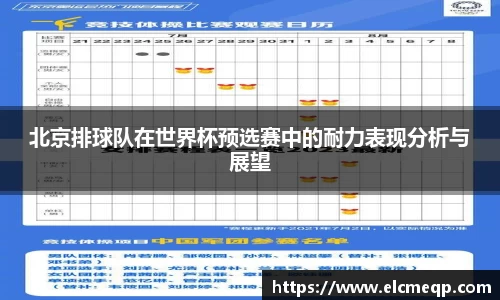 北京排球队在世界杯预选赛中的耐力表现分析与展望